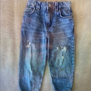 Kids Blue Distressed Jeans